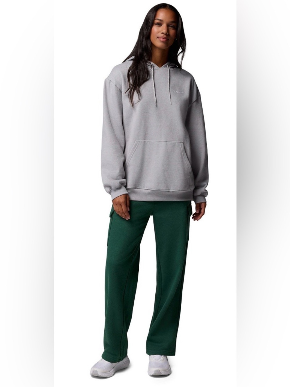 Columbia Women's Aldermore Hoodie in Columbia Gray Heather, Size XL
